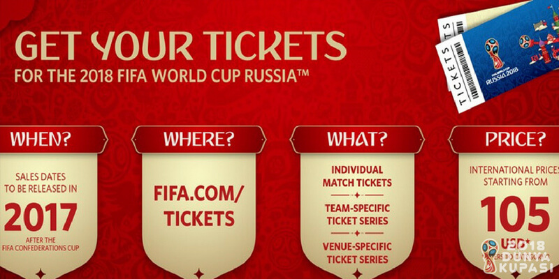 2018 Dünya Kupası Maç Biletleri Satışa Çıkıyor