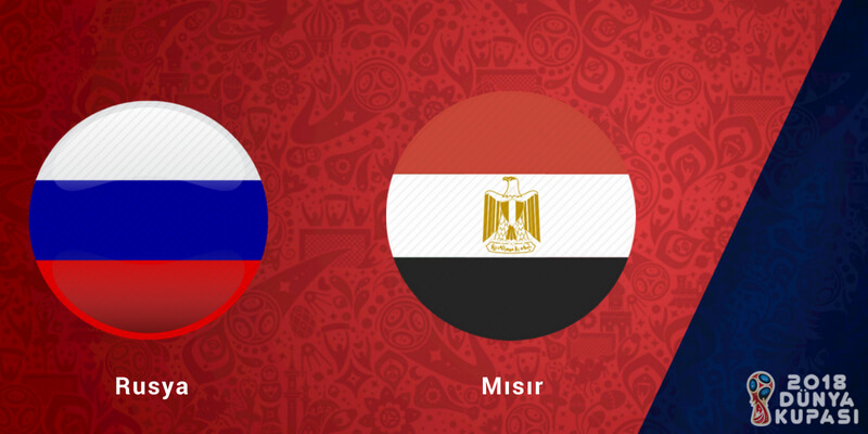 Rusya Mısır Dünya Kupası Maçı Bahis Tahmini
