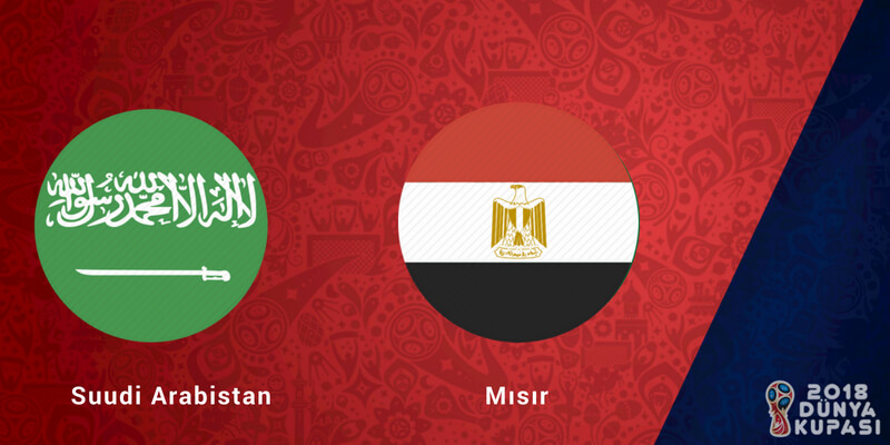 Suudi Arabistan Mısır Dünya Kupası Maçı Bahis Tahmini