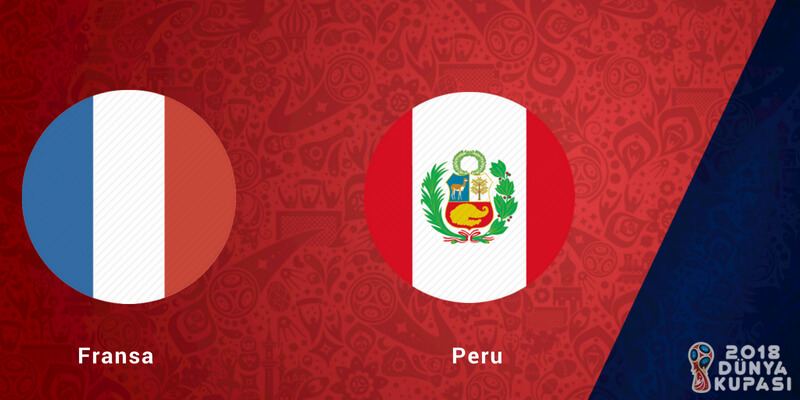 Fransa Peru Dünya Kupası Maçı Bahis Tahmini