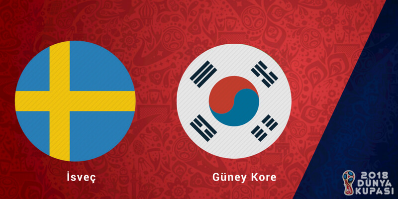 İsveç Güney Kore Dünya Kupası Maçı Bahis Tahmini