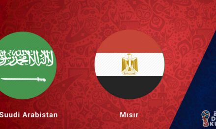 Suudi Arabistan Mısır Dünya Kupası Maçı Bahis Tahmini